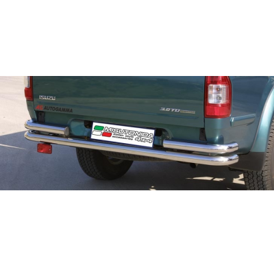 Defensa Trasera Acero Inox Diametro 63 Isuzu D-Max 3.0 04/06