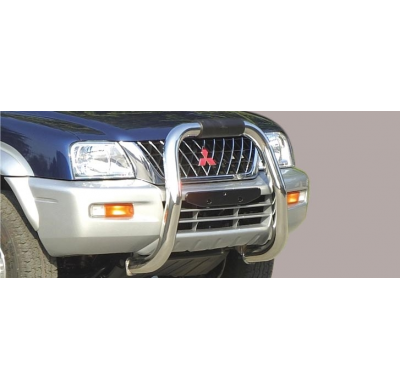 Defensa Delantera Acero Inox Mitsubishi L 200 115 Cv 02/06