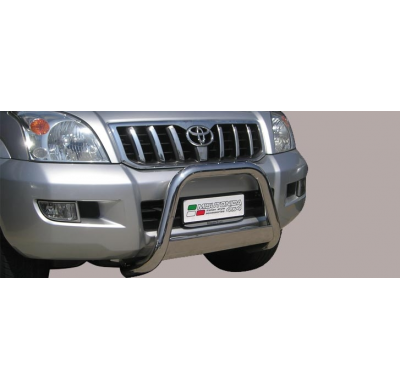 Defensa Delantera Acero Inox Toyota Land Cruiser Kdj 120/125 03> Diametro 63 Homologada