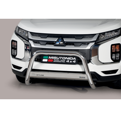 Defensa Delantera Acero Inox Mitsubishi Asx 10 > Diametro 63 Homologada