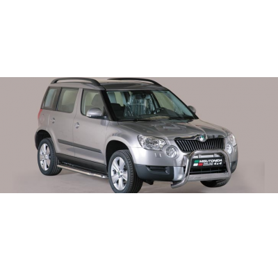 Defensa Delantera Acero Inox Skoda Yeti 10> Diametro 63 Homologada