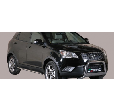 Defensa Delantera Acero Inox Ssangyong  Korando 11> Diametro 63 Homologada