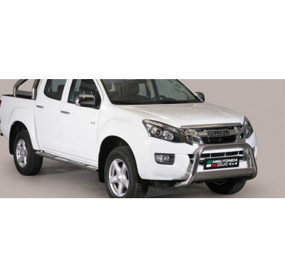 Defensa Delantera Acero Inox Isuzu D-Max D.C. 12> Diametro 63 Homologada