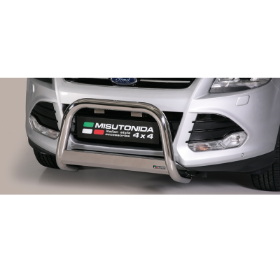 Defensa Delantera Acero Inox Homologacion Ec Ford Kuga 13> Medium Bar Acero Inox Diametro 63