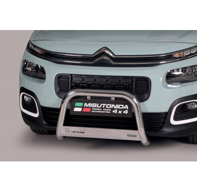 Defensa Delantera Inox Citroën Berlingo 2018> ø 63 Homologada - Ec Bar