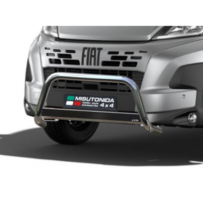 Defensa Delantera Acero Inox Fiat Ducato 2024> - diametro 63mm - Homologacion CE MISUTONIDA