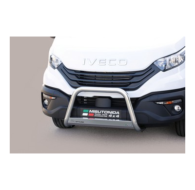 DEFENSA DELANTERA HOMOLOGADA INOX IVECO Daily 2024>   ø 63 MISUTONIDA 4X4
