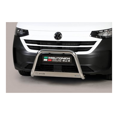 DEFENSA DELANTERA HOMOLOGADA INOX VW T7 Transporter 2025 >   ø 63 MISUTONIDA 4X4