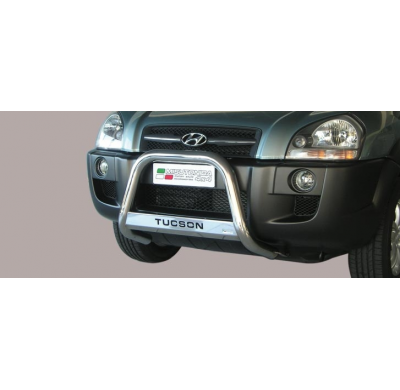 Defensa Delantera Acero Inox Hyundai Tucson 04> Diametro 63 Homologada