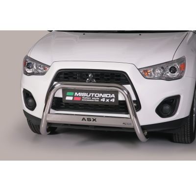 Defensa Delantera Acero Inox Mitsubishi Asx 10 > Diametro 63 Homologada