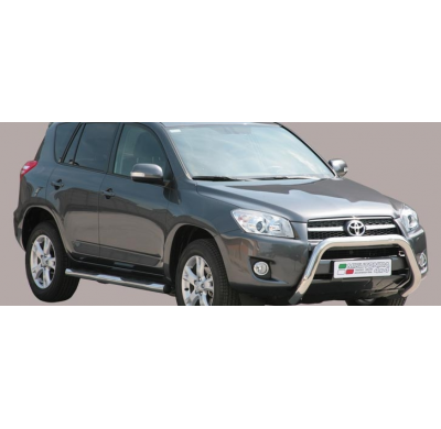 Defensa Delantera Acero Inox Toyota Rav 4 09/10 Diametro 76 Homologada