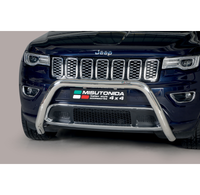 Defensa Delantera Inox Jeep Grand Cherokee Overland 15> ø 76 Homologada - Ec Bar