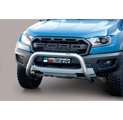 Defensa Delantera Inox Ford Ranger Raptor 2019 > ø 76 Homologada - Ec Bar