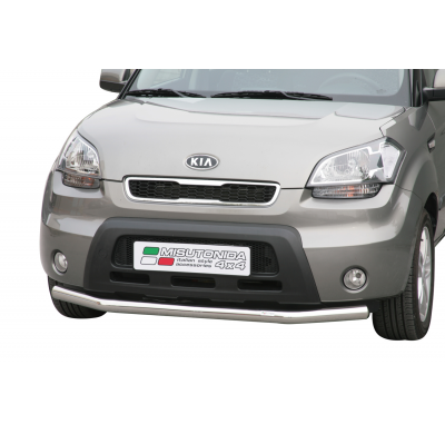 Defensa Delantera Acero Inox Kia Soul 09> (With Stainless Steel Cap)