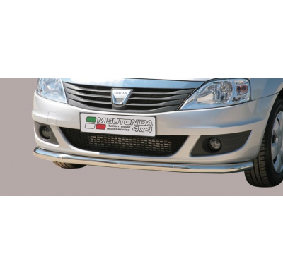 Defensa Delantera Acero Inox Dacia Logan Mcv 09>