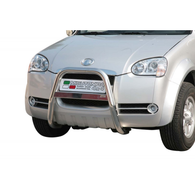 Defensa Delantera Acero Inox Great Wall Wingle D.C. 09/11
