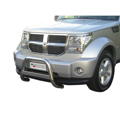 Defensa Delantera Acero Inox Dodge Nitro 07>