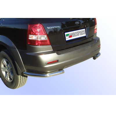 Defensa Trasera Acero Inox Diametro 63 Kia Sorento 02/06