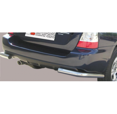 Defensa Trasera Acero Inox Diametro 63 Subaru Forester 06/07