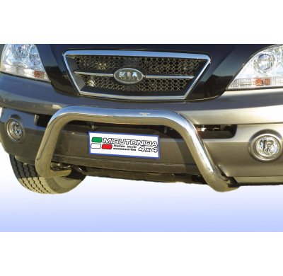 Defensa Delantera Acero Inox Kia Sorento 02/06