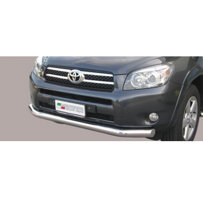 Defensa Delantera Acero Inox Toyota Rav 4 06/09