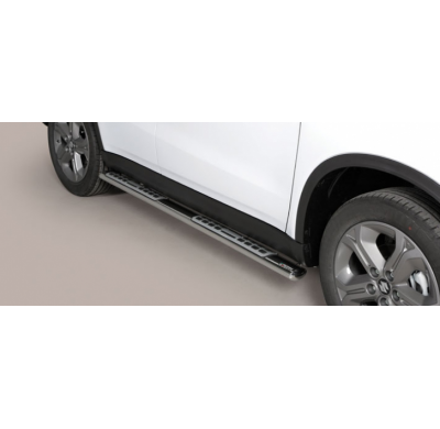 Estriberas Laterales Ovaladas Acero Inox Suzuki Vitara 15>   Misutonida Italia