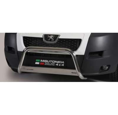 Defensa Delantera Acero Inox Peugeot Boxer 06/13 - Diametro 63mm - Homologacion Ce