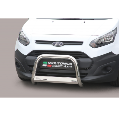 Defensa Delantera Acero Inox Homologacion Ec Ford Transit Connect 14 > Diametro 63mm Misutonida