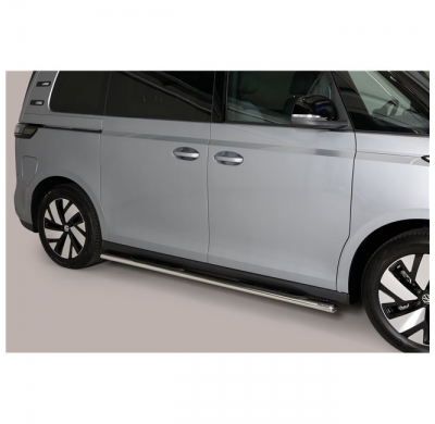 Estriberas laterales ovaladas Grand Pedana Oval en acero inoxidable con peldaños de plástico VOLKSWAGEN Id.Buzz 2023 >  oval Ace