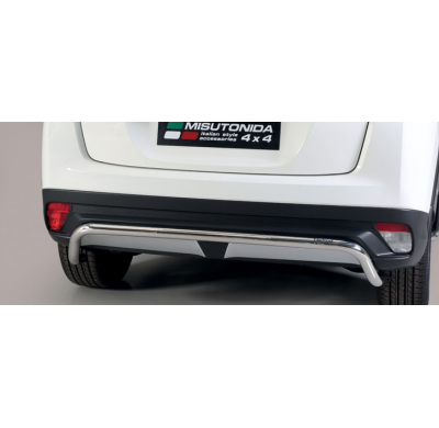 Defensa Trasera Acero Inox Mitsubishi Eclipse Cross 18> ø 50