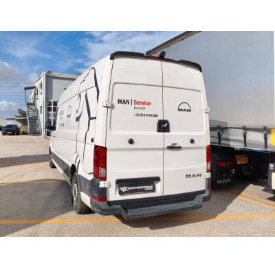 Aleron de techo V.1 Dos puertas traseras Volkswagen Crafter Mk2 Techo alto H2 / MAN TGE Techo alto H2 (2017-) Motordrome