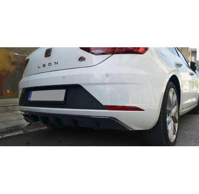 Difusor trasero Seat Leon FR Mk3 Facelift 5 puertas (2017-2020) Motordrome