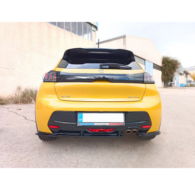 Splitter trasero Peugeot 208 Mk2 (2019-) Motordrome