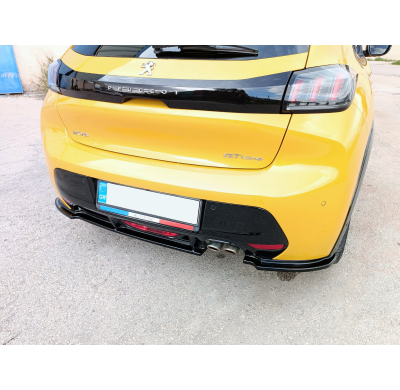 Splitter trasero Peugeot 208 Mk2 (2019-) Motordrome