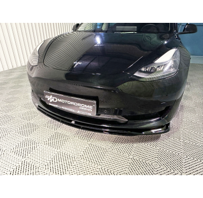 Splitter delantero V.2 Tesla Model 3 (2017-2023) MOTORDROME
