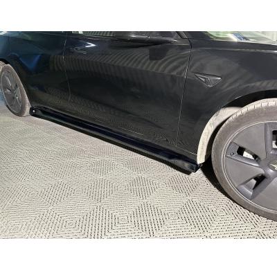 Extensiones de faldones laterales Tesla Model 3 Mk1 / Mk1 Facelift MOTORDROME