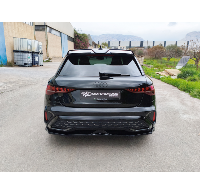 Splitter trasero Audi A3 S-Line 8Y Facelift Sportback (2024-) Motordrome