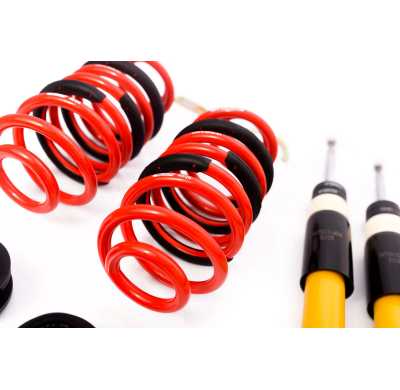 Kit roscado MTS TECHNIK Street Gold Audi A6 C7 Avant (4G)  Año: 05/11 - 09/18 Con TUV  SIN Copelas parte delantera - SIN Copelas