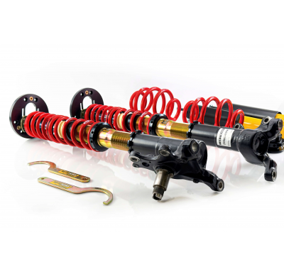 Kit roscado MTS TECHNIK Comfort Gold BMW 3 Convertible (E30)  Año: 11/82 - 05/93 Con TUV  CON Copelas parte delantera - SIN Cope