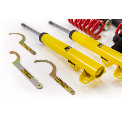 Kit roscado MTS TECHNIK Street Gold Mercedes-Benz 190 (W201)  Año: 10/82 - 08/93 Con TUV  SIN Copelas parte delantera - SIN Cope