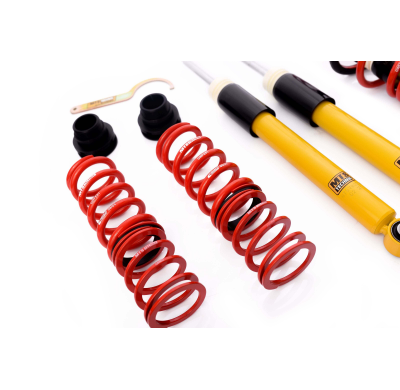 Kit roscado MTS TECHNIK Sport Gold Volkswagen BEETLE Convertible (5C7/5C8)  Año: 12/11 - 07/19 Con TUV  SIN Copelas parte delant