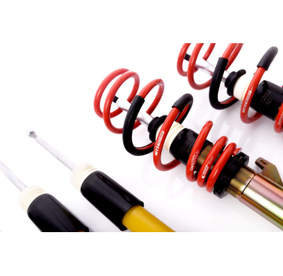 Kit roscado MTS TECHNIK Sport Gold Volkswagen BEETLE Convertible (5C7/5C8)  Año: 12/11 - 07/19 Con TUV  SIN Copelas parte delant