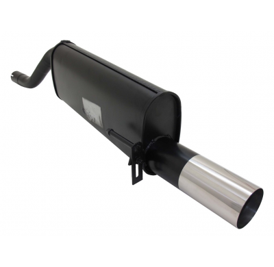 Escape trasero deportivo acero Opel Corsa D D 1.0 / 1.2 / 1.4 / 1.3 CDTI / 1.7 CDTI only pre-facelift 2006-2010 1 diseño RL