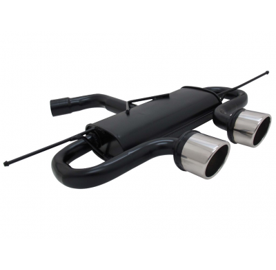 Escape trasero deportivo acero VW Golf V R32-Look 1K 1.4 16V / 1.4 FSI / 1.6 / 1.6 FSI / 2.0 FSI / 1.8 TFSI / 2.0 TFSI / 2.0