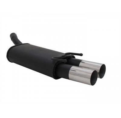 Escape Deportivo 2 X 76mm Rl-Design - Opel Corsa B Typ:B 1.0 / 1.2 / 1.4 / 1.5 Diesel / 1.6 / 1.7 / 1.7 Diesel  - Valido Para  1