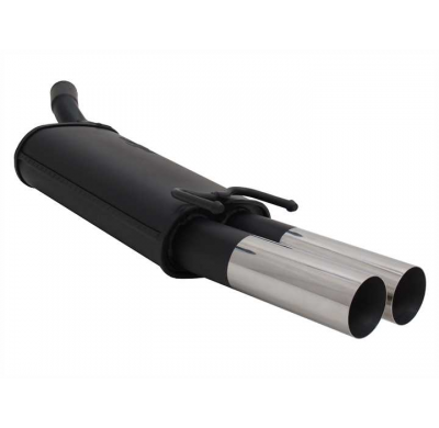 Escape Deportivo 2 X 76mm Rl-Design - Opel Tigra  Typ:A/S93 1.4 16v / 1.6 16v