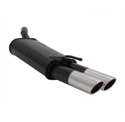 Escape Deportivo 2 X 76mm Sr-Design - Opel Tigra  Typ:A/S93 1.4 16v / 1.6 16v