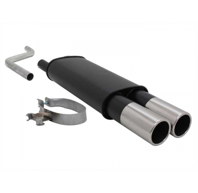 Escape Deportivo 2 X 90mm M-Design - Vw Polo Ii / Iii Typ:86c 1.0 / 1.1 / 1.3 / 1.3 G40