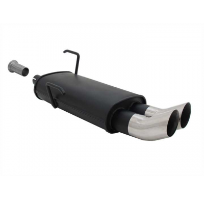 Escape Deportivo 2 X 76mm Dtm - 206 + 206cc Typ:2ac/2d 1.1 / 1.4 / 1.6 16v - Necesita Corte Paragolpes