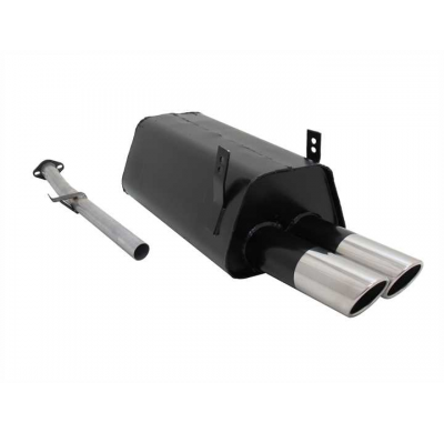 Escape Deportivo 2 X 76mm Sr-Design - Bmw E36 Limousine/Coupe/Cabrio/Touring Typ:3/B - 3/C - 3/B 316i / 318i Excepto 318is